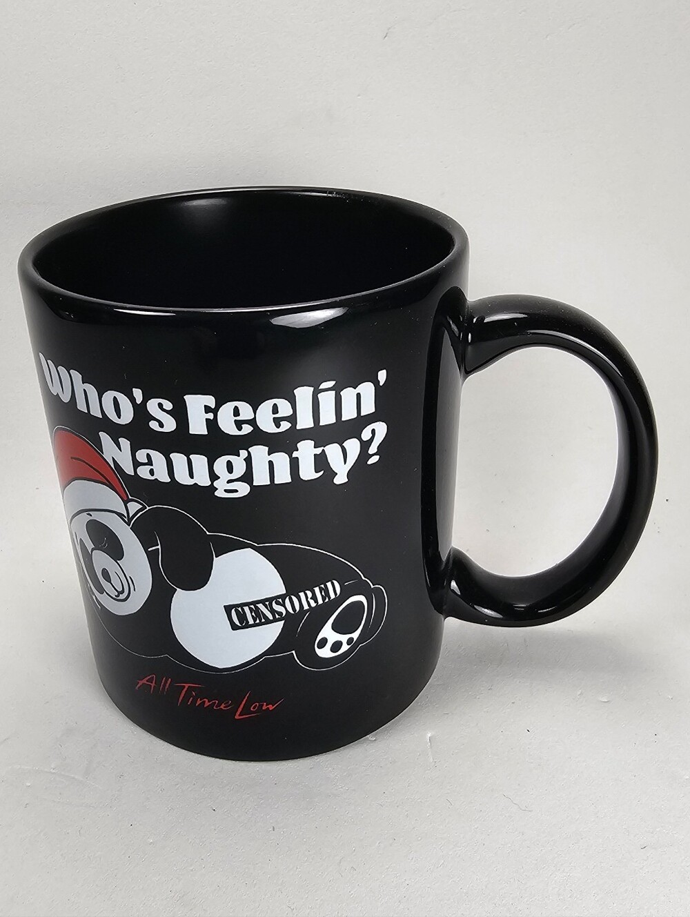 Santa Panda Bear 'Feelin Naughty' Mug